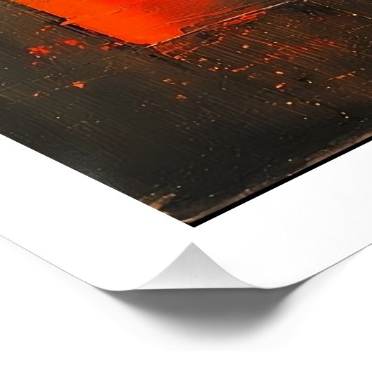 Ai generated abstract and resilient city ポスター (コーナー)