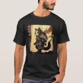 AI Generated Shinobi Cat Tシャツ (正面)