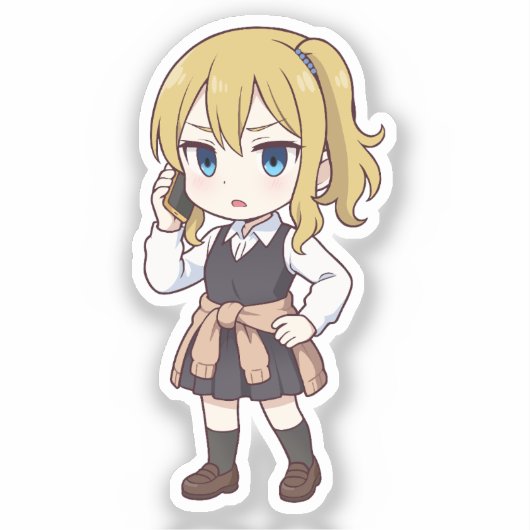 Ai Hayasaka Chibi Secret Maid Style シール (正面)