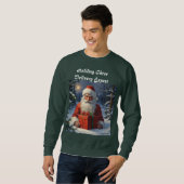AI Holiday Cheer Delivery Expert Men's Sweatshirt スウェットシャツ (正面フル)