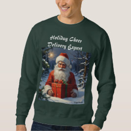 AI Holiday Cheer Delivery Expert Men's Sweatshirt スウェットシャツ