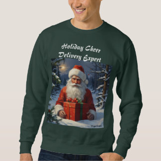 AI Holiday Cheer Delivery Expert Men's Sweatshirt スウェットシャツ