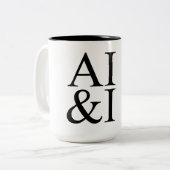 AI&Iコーヒーマグ ツートーンマグカップ (正面左)