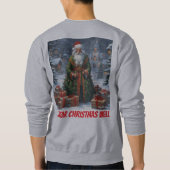 AI I Wear Christmas Well Men's Sweatshirt スウェットシャツ (裏面)