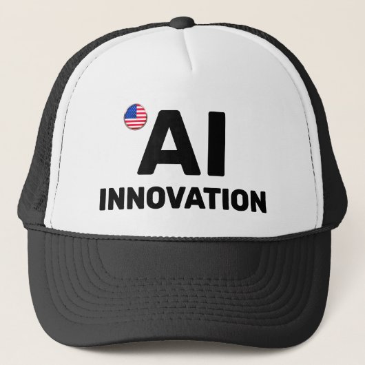 AI Innovation™ Trucker Hat (Customize It!) キャップ (正面)