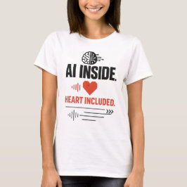 AI Inside Heart T-Shirt Tシャツ