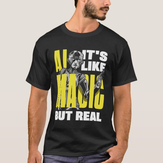 Ai Itは魔法のようにコンピュータ実在サイエンス2 Tシャツ (正面)