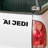 AI Jedi™ Bumper Sticker バンパーステッカー (トラック上)