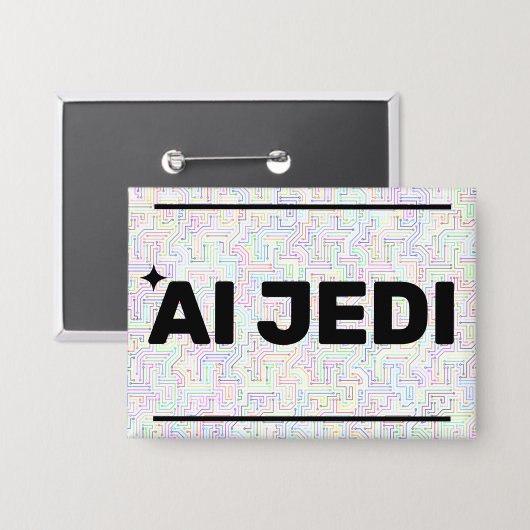 AI Jedi™ Button 缶バッジ (正面/裏面)
