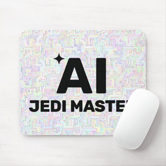 AI Jedi Master™ Mouse Pad (Customize It!) マウスパッド (マウス)