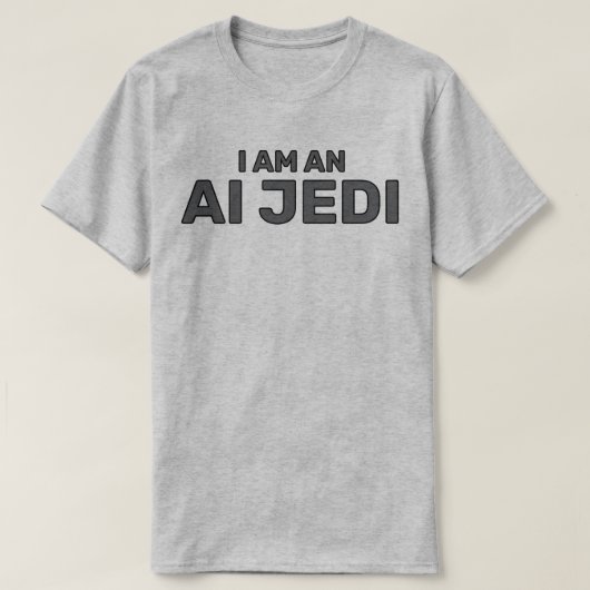 AI Jedi™ T-Shirt Tシャツ (デザイン正面)