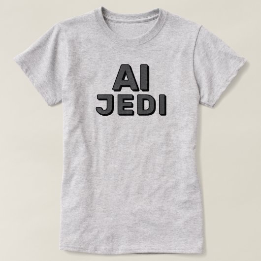 AI Jedi™ T-Shirt Tシャツ (デザイン正面)