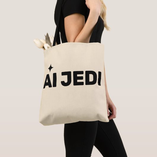 AI Jedi™ Tote Bag トートバッグ (クローズアップ)