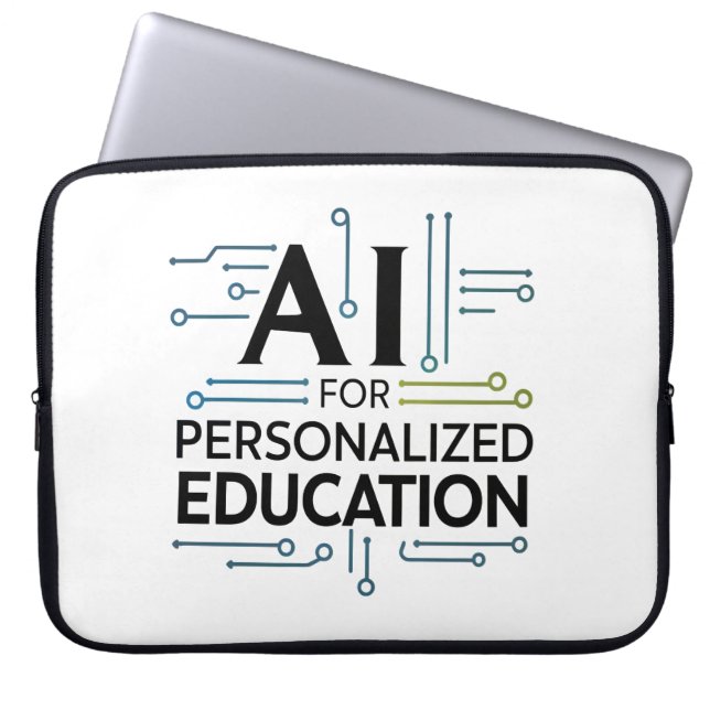 AI Learning Sleeve – Personalized Education Tech ラップトップスリーブ (正面)