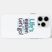 AI Life Easier Case – Effortless Daily Tech Case-Mate iPhoneケース (裏面 (横))