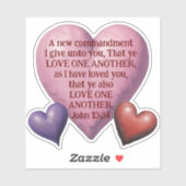 AI Love One Another Vinyl Stickerデカール シール (シート)