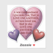 AI Love One Another Vinyl Stickerデカール