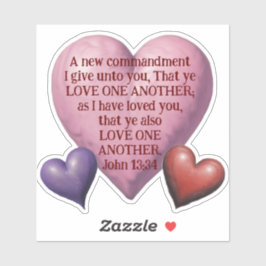 AI Love One Another Vinyl Stickerデカール シール