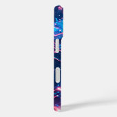 AI Neon Grid Case-Mate iPhoneケース (裏面 / 右)
