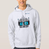 AI Nerd Hoodie: Code in Comfort with 844-AI-NERDS パーカ (正面)