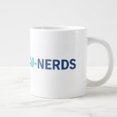AI Nerd Jumbo Mug: Fuel Your Code with 844-AI-NERD ジャンボコーヒーマグカップ (右)