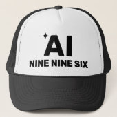 AI Nine Nine Six™ トラッカーズハット キャップ (正面)