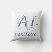AI-Positive Text Art クッション (裏面)