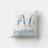 AI-Positive Text Art クッション (正面)