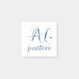 AI-Positive Text Art ポストイット