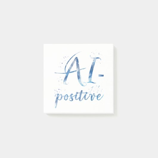 AI-Positive Text Art ポストイット (正面)