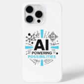 AI Powering Possibilities Case | Future Tech Case-Mate iPhoneケース (裏面)