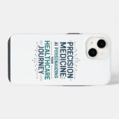 AI Precision Meditc Medicine Case - Healthcare Tec iPhoneケース (裏面横)