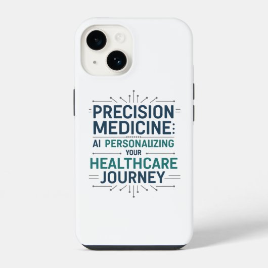AI Precision Meditc Medicine Case - Healthcare Tec iPhoneケース (裏面)