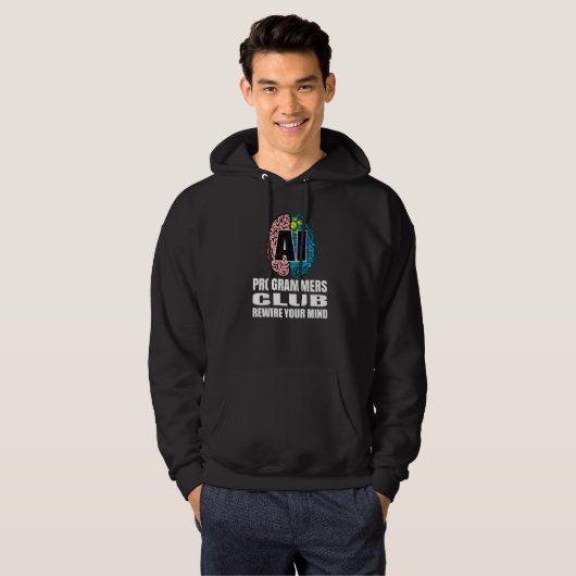 Ai Programmers Club Rewire Your Mind Ai Programm パーカ (正面フル)