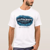 AI-Prompt Engineer Est. 2023 Funny Tech Job Humor  Tシャツ (正面)