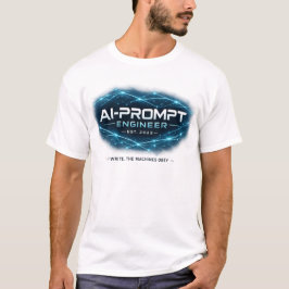 AI-Prompt Engineer Est. 2023 Funny Tech Job Humor  Tシャツ
