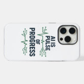AI+Pulse+of+Progress+iPhone+Case+|+Tech+Evolution+ iPhoneケース (裏面横)