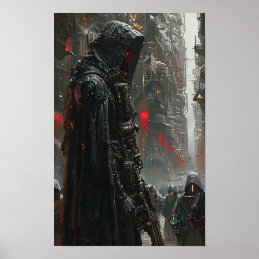 AI Quintessential Warhammer 40k Emphasis 4000ポスト ポスター (正面)