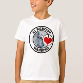 AI REBOOT – 人類が大好き Tシャツ (正面)