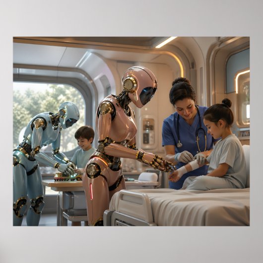 AI Robot Care Pediatric Recovery  ポスター (正面)