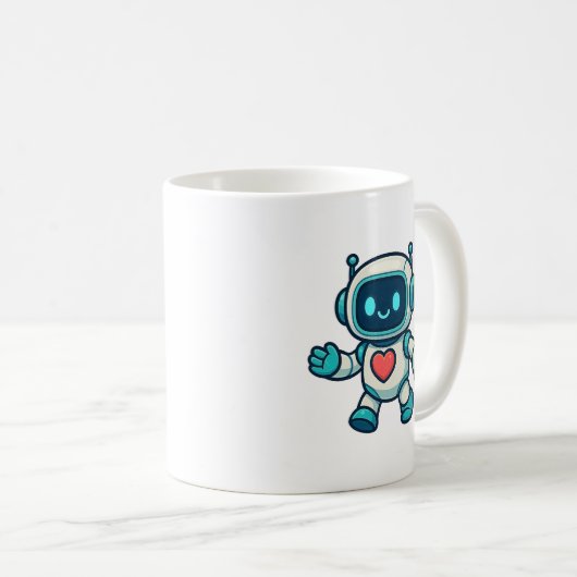 AI & Robot Characters コーヒーマグカップ (正面右)