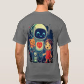 AI & Robot Characters – Futuristic Design Collecti Tシャツ (裏面)