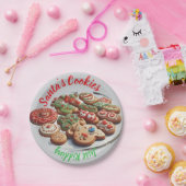 AI Santa's Cookies Just Juring紙プレート ペーパープレート (パーティー)