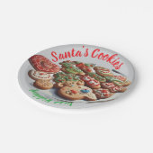 AI Santa's Cookies Just Juring紙プレート ペーパープレート (アングル)