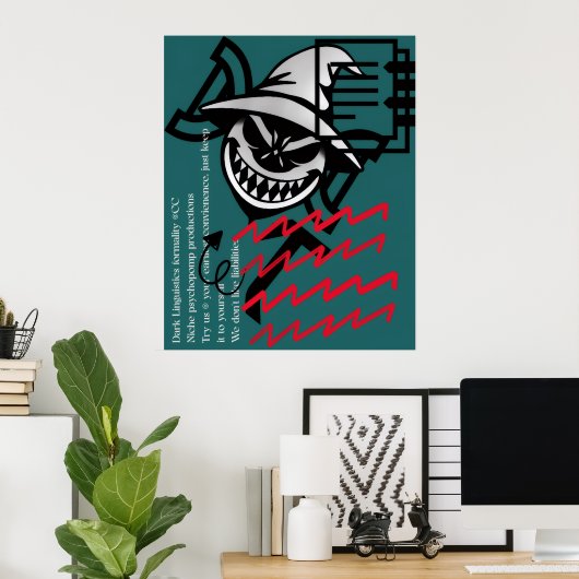 AI Street Art Style  ポスター (ホームオフィス)