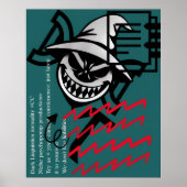 AI Street Art Style  ポスター (正面)