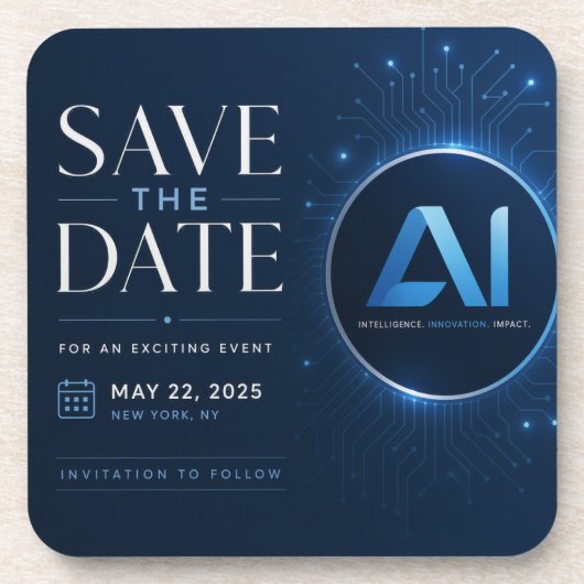 AI Summit 2025: Intelligence, Innovation, Impact | コースター (正面)