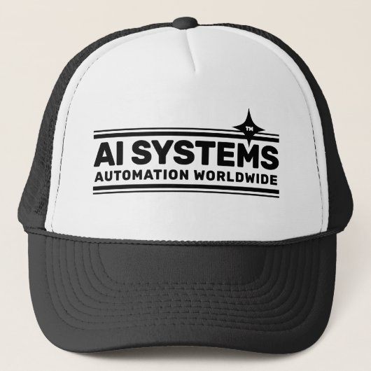 AI Systems™ トラッカーズハット キャップ (正面)