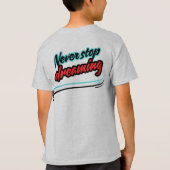 ai tシャツ未来技術ロボットデザイン tシャツ (裏面)