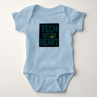 AI: Tech With Heart カエル ベビーボディスーツ